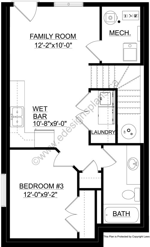 2Storey House Plan 2016103 by Edesignsplans.ca