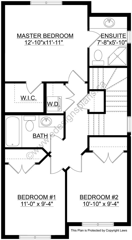 2Storey House Plan 2016103 by Edesignsplans.ca