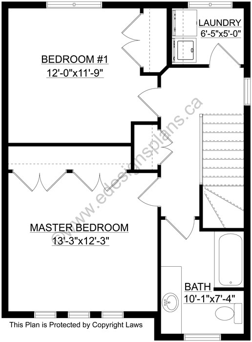 2Storey House Plan 2016993 by Edesignsplans.ca
