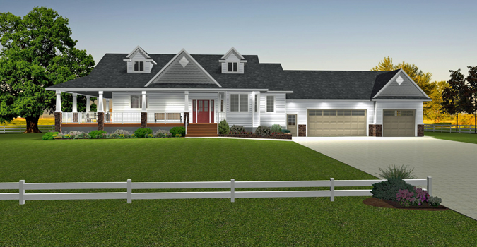 Acreage & Farmhouse Plans