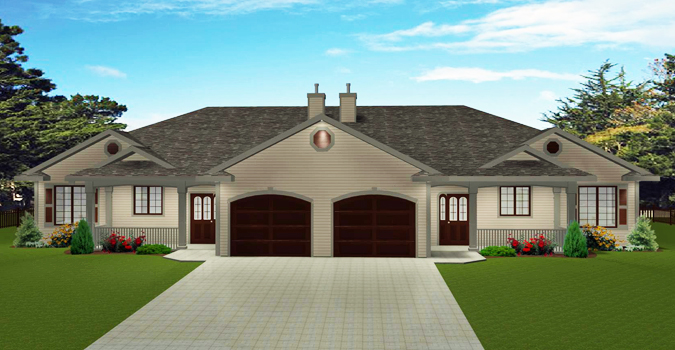 Tri-Plex House Plans